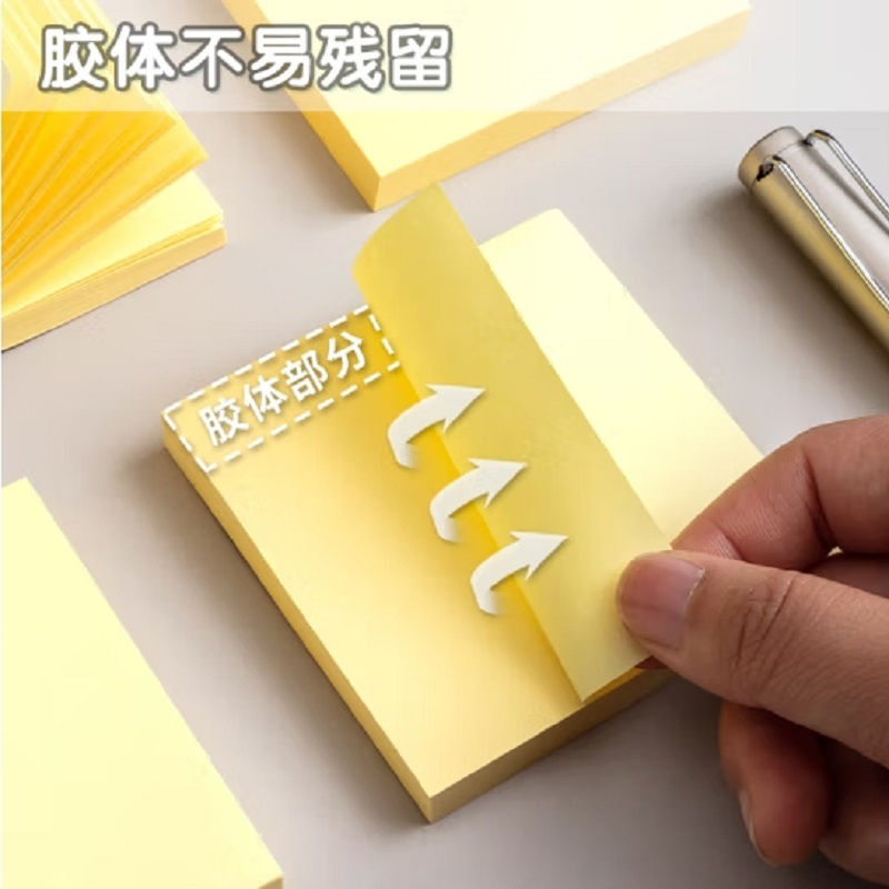 晨光(M&G)文具 100张黄色便利贴 76*76mm便签纸n次贴便签贴 记事贴留言贴记事本子 办公用品 YS-03