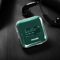飞利浦(Philips)SA2208可爱运动mp3音乐播放器学生迷你随身听有屏幕显歌词收音机录音 不支持外放 8G 绿色