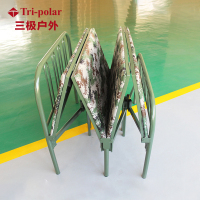三极户外(Tripolar)TP1053 便携四折陪护办公室午睡折叠床行军床家用钢板午休床