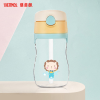 膳魔师(THERMOS)吸管杯儿童夏季宝宝学饮杯婴儿水杯塑料杯 BP5353