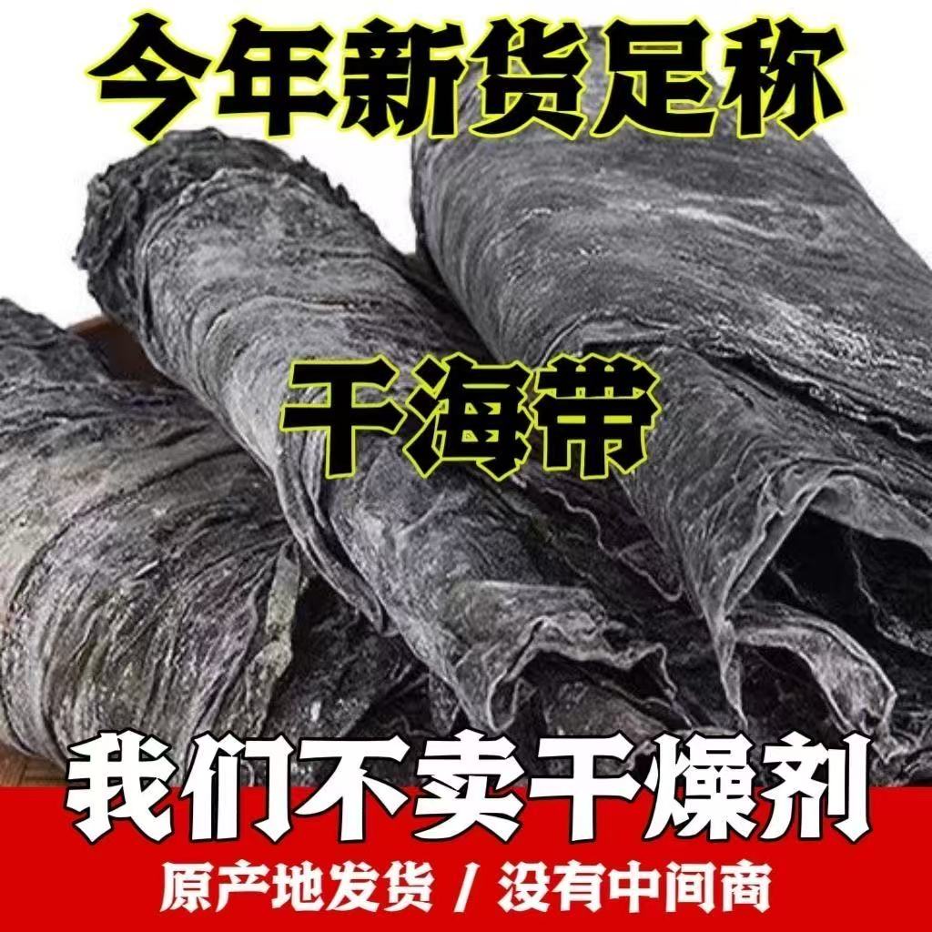 霞浦特产整条海带新货福建霞浦昆布日晒带头厚实商用散装煲汤干货批发 1000g