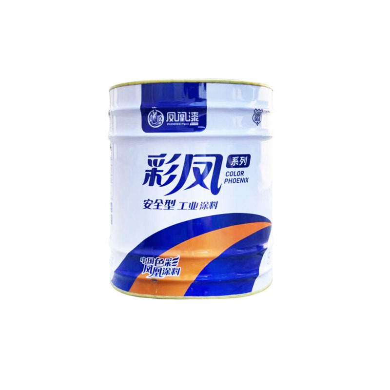 凤凰漆 安全型醇酸防腐涂料[中灰 13kg]醇酸调和漆防锈漆 钢结构木材栏杆船舶门窗彩钢瓦设备工程金属油漆