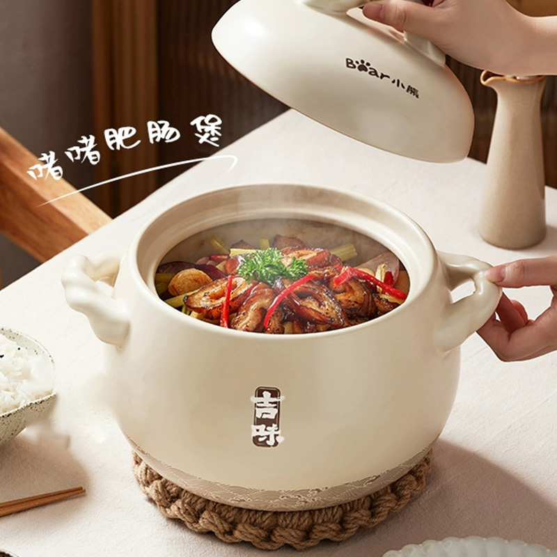 小熊砂锅6L耐高温干烧不裂清洗简单优选材质CP-G0064高清大图