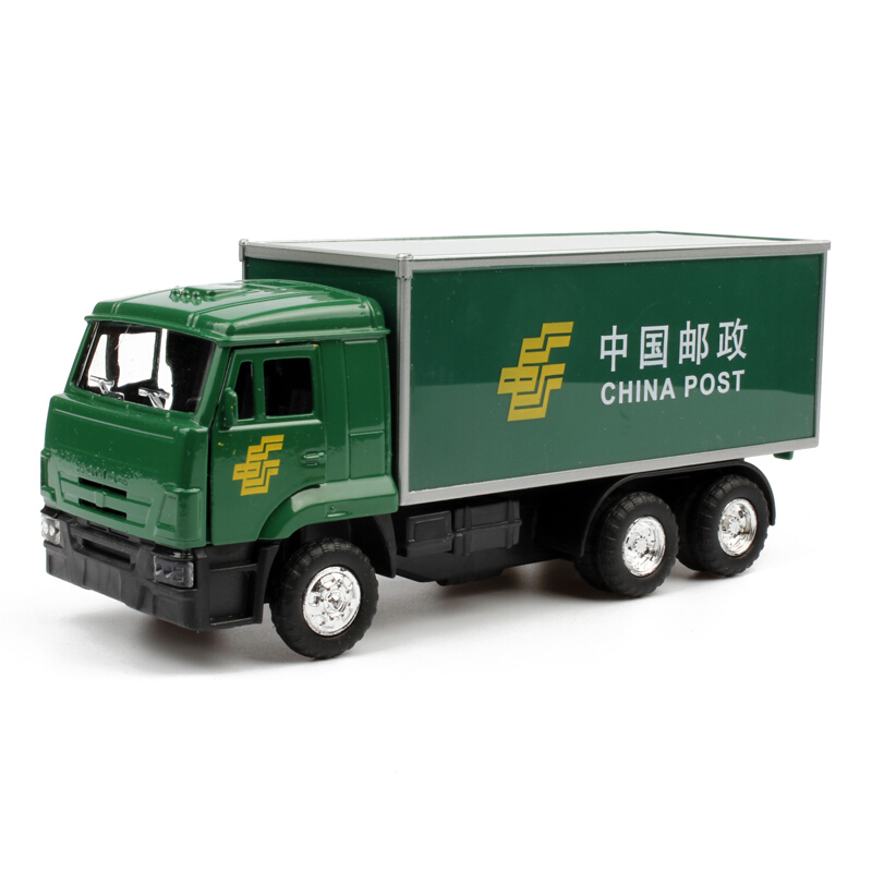 邮政车模型儿童玩具车合金面包车油罐汽车洒水车垃圾车扫地车警车etr