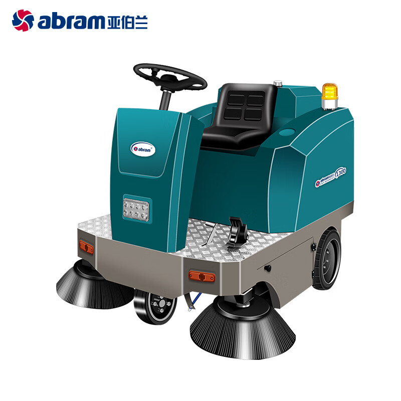 亚伯兰YBL-1300 驾驶式小型扫地车 道路车库工业室外扫地车 物业保洁马路清扫