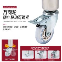 食堂不锈钢置物架加厚可移动带轮开架底座商用架可定制