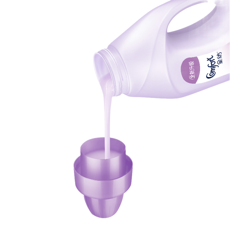 金纺衣物柔顺剂护理剂 香香软软防静电 薰衣草香950ml