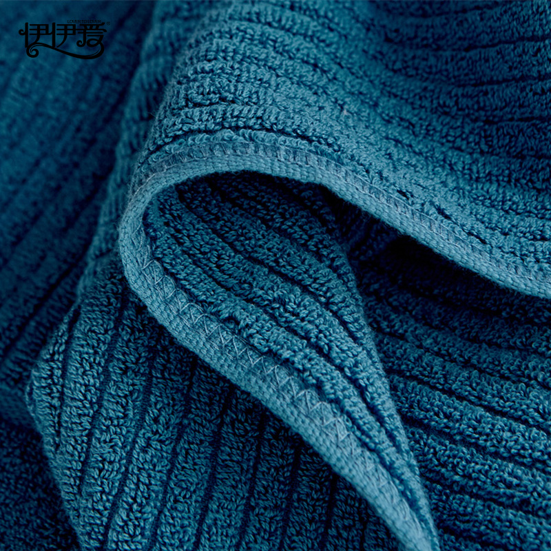 伊伊爱 YBH25215 瑞斯利恩 毛巾 湖蓝高清大图