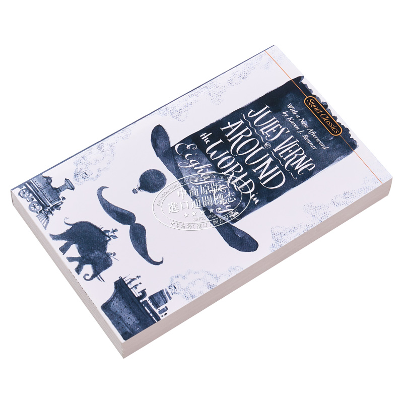 [正版]环游世界80天 英文原版文学 英文版 英文原版书 Signet Classics:Around the Wor高清大图