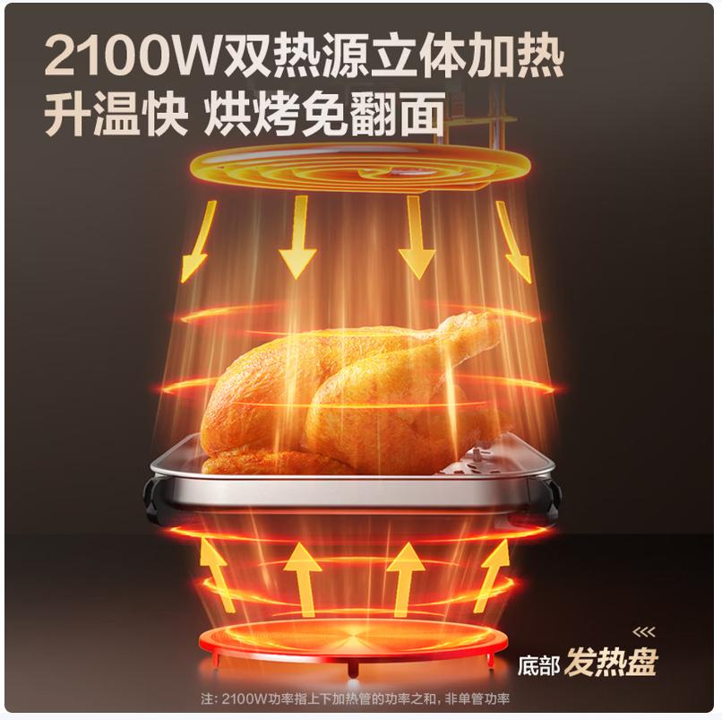 苏泊尔SUPOR智能电炸锅多功能不粘涂层一键操作健康低脂烹饪家用电器高清大图