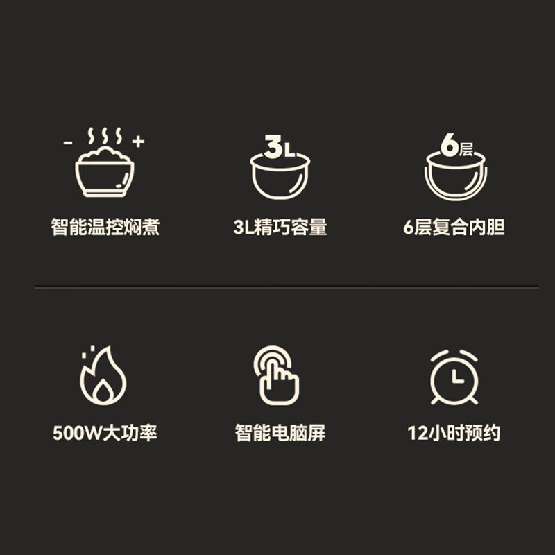 康佳 3L电饭煲 KRC-30ZS501KRC-30ZS501高清大图