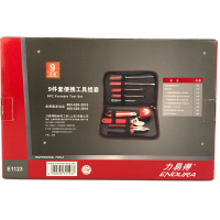 力易得(Endura) 9件便携工具包套装 物业维修工具套装 E1123