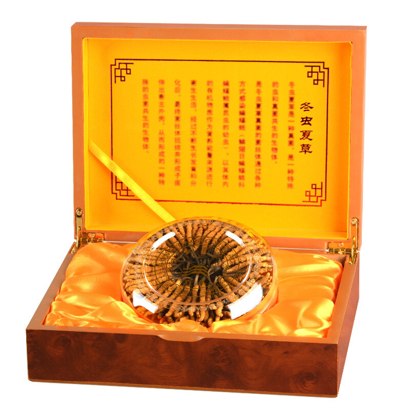 青源堂牌 冬虫夏草 青海虫草 4条/g 250g礼盒高清大图