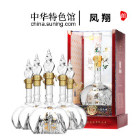 【中华特色】凤翔馆 45度西凤酒 华山论剑20年（二十年）凤香型 500mLX6瓶箱装 礼品用粮食酒 陕西特产 西北