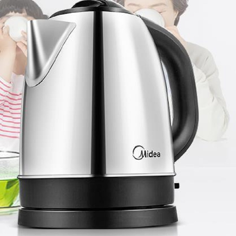 美的(Midea)WSJ1702b 电热水壶 防烫烧水壶