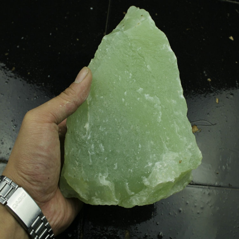 家柏饰(CORATED)玉石原石 毛料籽料裸石 岫玉边角料刻玉器摆件挂坠 一斤价格(两斤起拍)