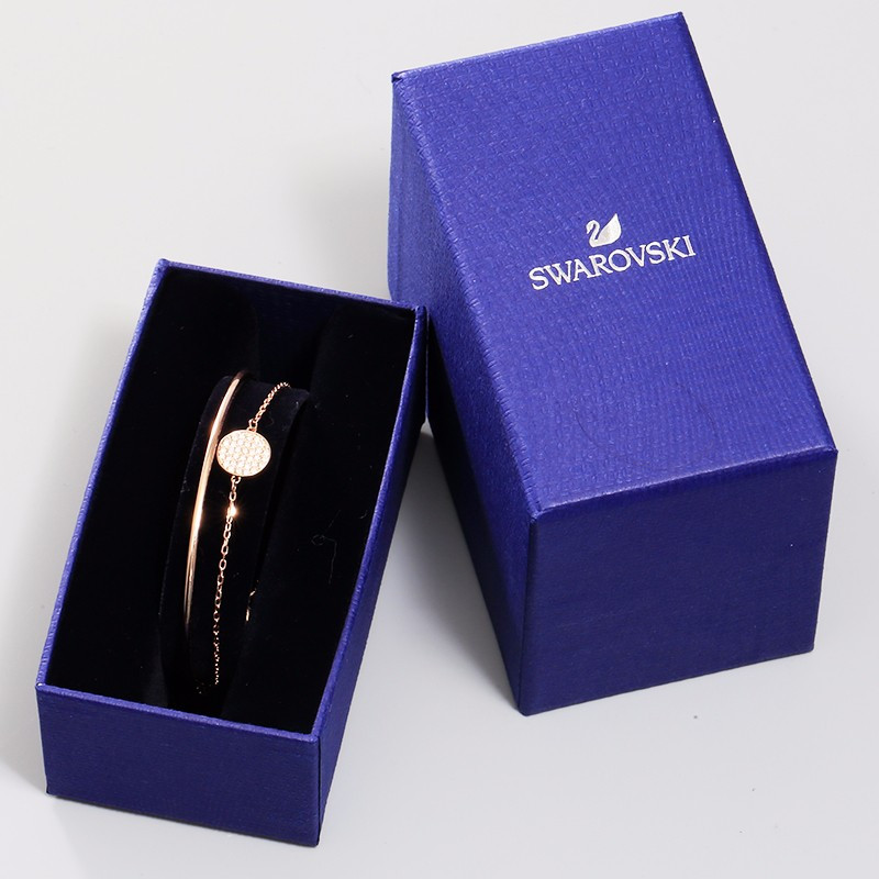 SWAROVSKI 施华洛世奇 Ginger手链二合一玫瑰金女士人造水晶手链金色5274892