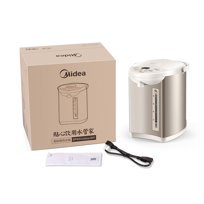 美的(Midea)电热水瓶热水壶电水壶304不锈钢水壶热水瓶多段温控电水壶烧水壶MK-SP50Colour201