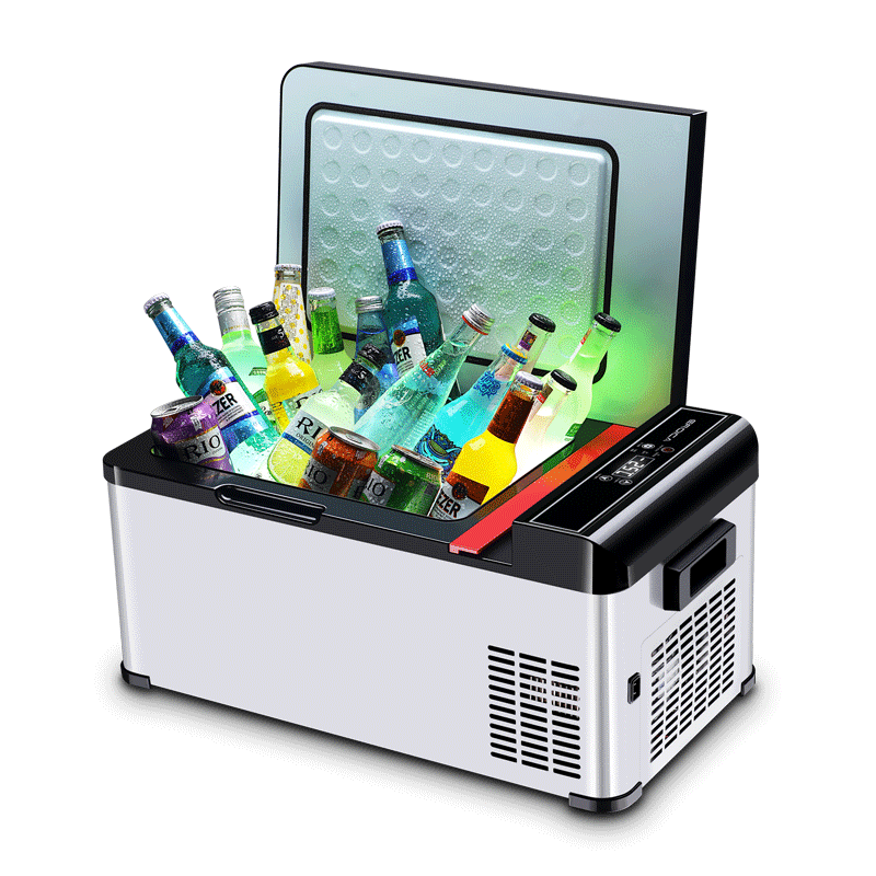 sast先科fq-18车载冰箱 迷你冰箱压缩机制冷冷冻冷藏可结冰 17.