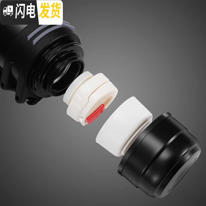 三维工匠保冷壶保温杯男大容量保温壶暖热水瓶户外304不锈钢车载旅行壶2 金色2000高清大图
