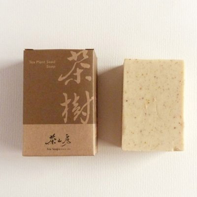 台湾茶山房 绿茶皂手工皂 洗脸皂 沐浴皂祛痘 洁面皂茶树皂50g