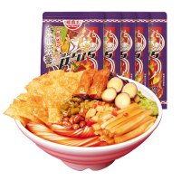 螺霸王 螺蛳粉加辣加臭版400g*5袋装 柳州螺狮粉螺丝速食米粉