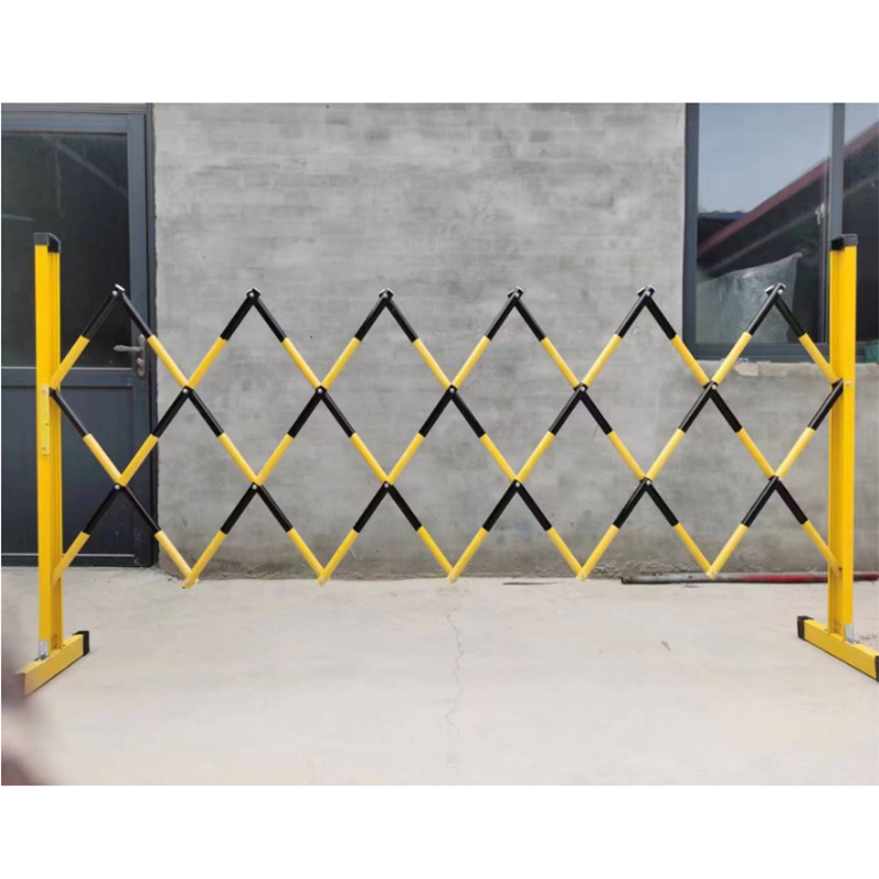 电力施工安全围栏可移动伸缩护栏道路警示隔离栏学校折叠栅栏 单米(4米6米8米可自由搭配)