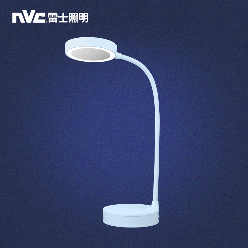 雷士照明NVC智控LED镜子补光化妆镜台灯触屏送老婆礼物宿舍装饰台灯简约现代折叠创意高清梳妆镜 公主镜子【粉红佳人】女神