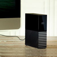 西部数据(WD)6TB移动硬盘USB3.0桌面存储MyBook3.5英寸大容量机械硬盘外置外接加密存储兼容Mac
