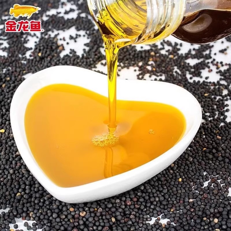 金龙鱼外婆乡小榨菜籽油400ml食用油非转压榨菜籽油囤货6瓶高清大图