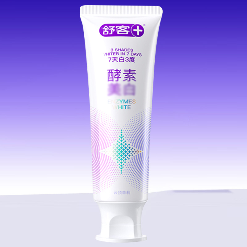 舒客牙膏120gSK0069清新口气专研酵素云顶茉莉高清大图