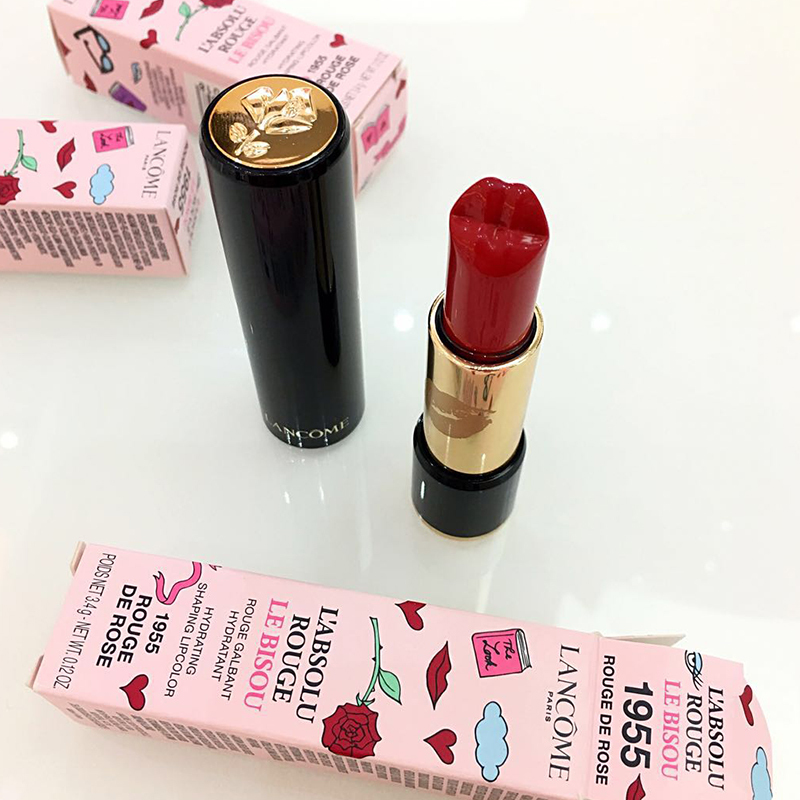 兰蔻(LANCOME)新菁纯柔润唇膏(梦幻乐园版)3.4g #1995 红色系 /显色 不易脱妆