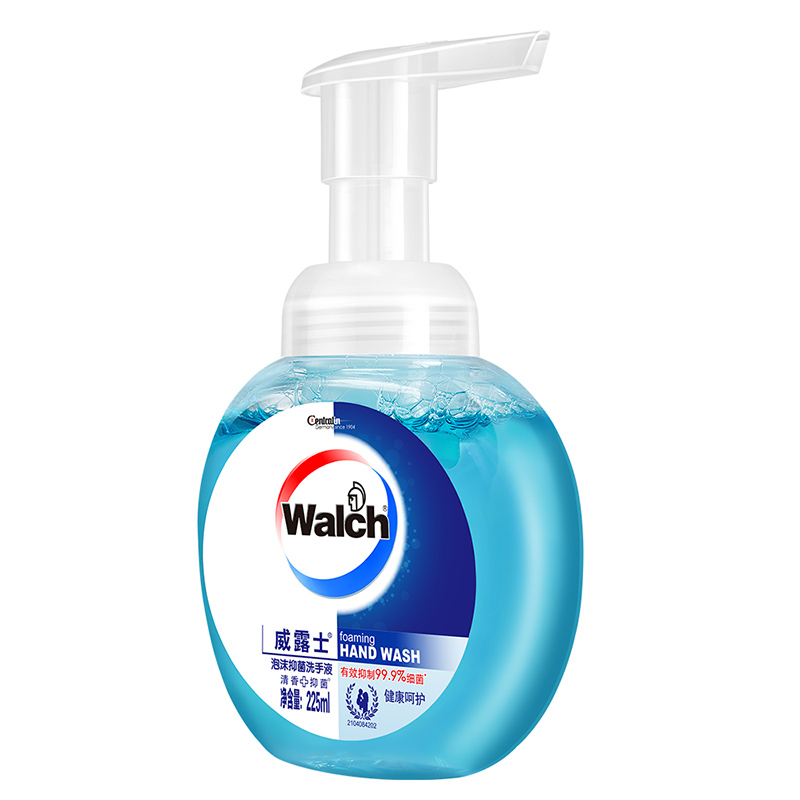 威露士(Walch)抑菌泡沫洗手液 健康呵护225ml*2瓶 家用儿童通用杀菌消毒高清大图