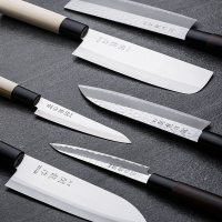 日本进口菜刀关龙作料理寿司刀家用三德刀刺身鱼生刀厨师刀 三德包丁