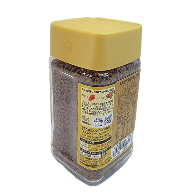 日本进口Nescafe雀巢gold金牌甄选原味甄选浓郁柔和速溶咖啡瓶装80g高清大图