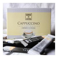 [苏宁超市]沃欧咖啡(WOW COFFEE) 卡布奇诺即溶咖啡420g(15g*28条) 速溶系列