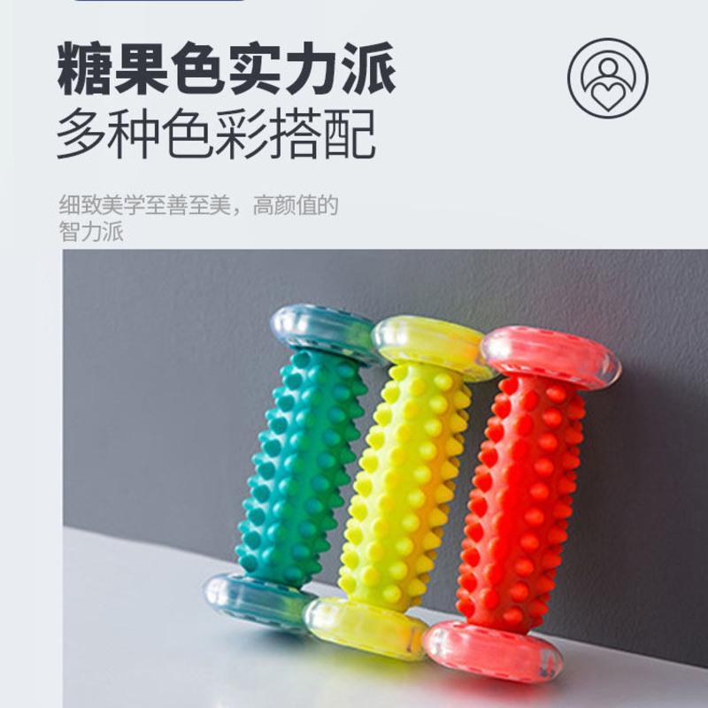 足底脚底按摩器穴位筋膜按摩轮足底肌肉酸痛滚轮瑜伽放松按摩滚筒 按摩轮随机(颜色)