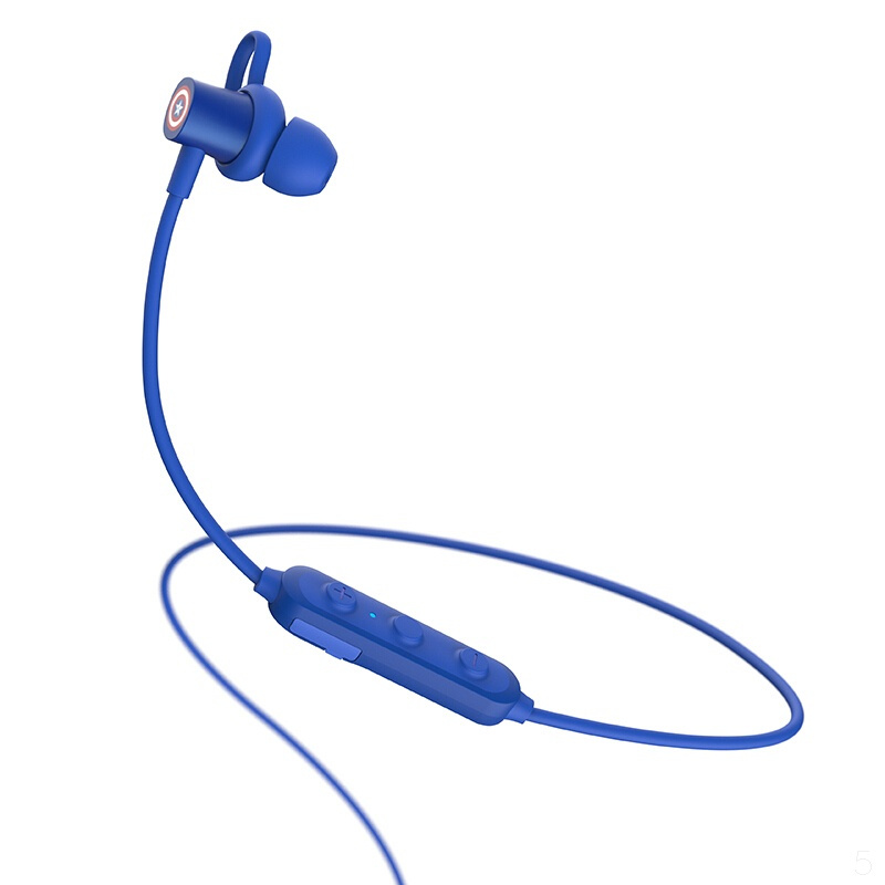 漫步者 (EDIFIER) W281BT 磁吸入耳式 无线运动蓝牙线控耳机 手机耳机 音乐耳机 可通话 美队版