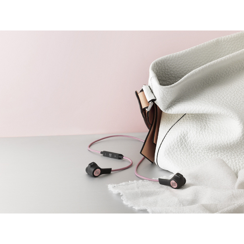B&O PLAY beoplay H5 入耳式蓝牙无线耳机 磁吸运动耳机 手机游戏耳机 跑步带麦可通话 玫瑰粉色