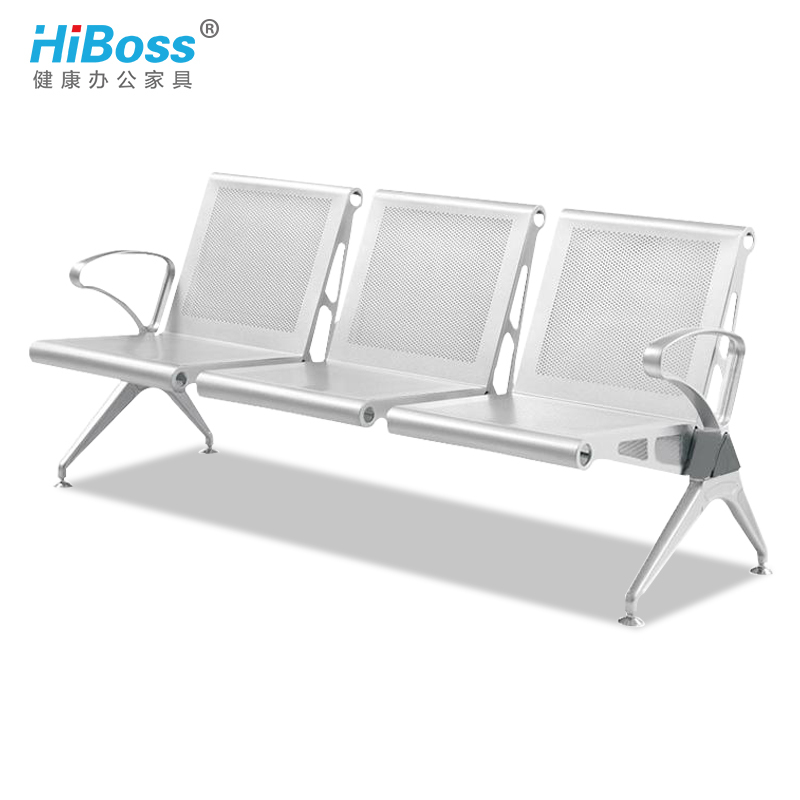 HiBoss排椅三人位公共椅机场椅3人位候车椅银行等候椅候诊车站椅