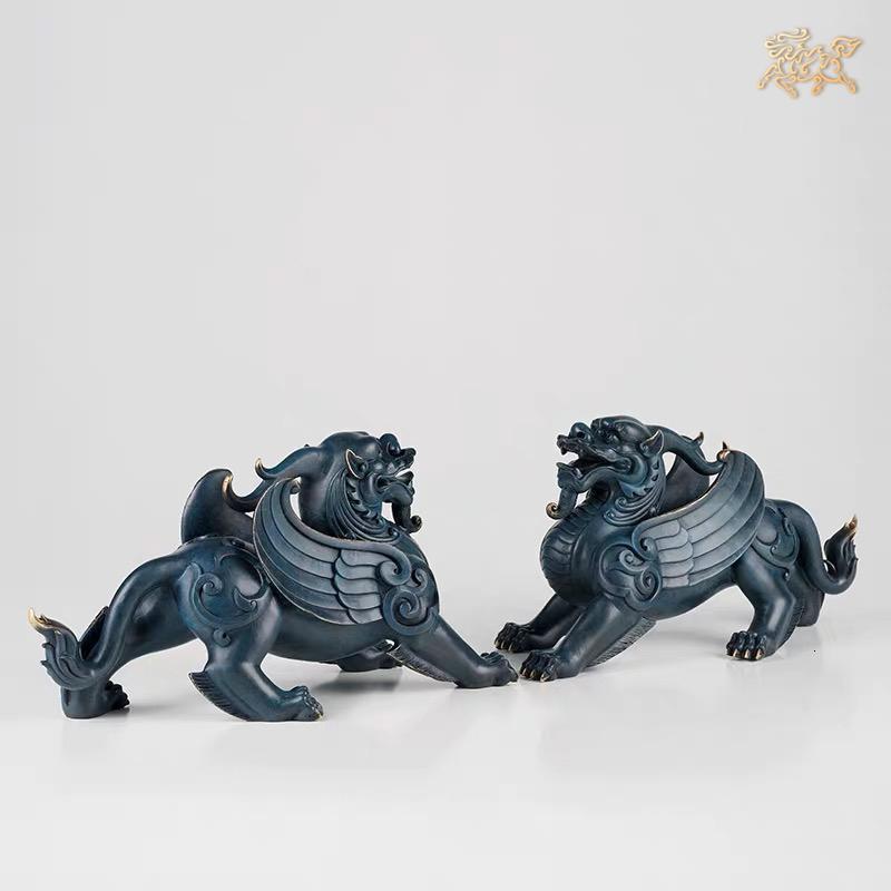 美帮汇全铜摆件《貔貅(对》家居饰品 铜工艺品 装饰品 摆件高清大图