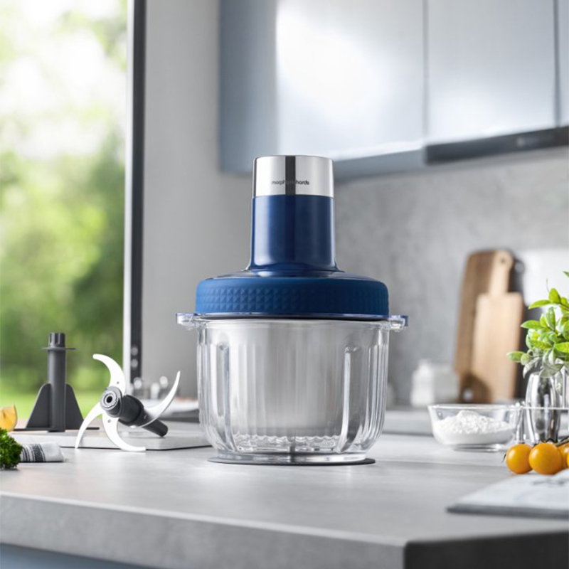 摩飞电器(MORPHY RICHARDS)双碗双刀绞肉机和面机二合一绞肉机3.2L+2.5L MR9407/台高清大图