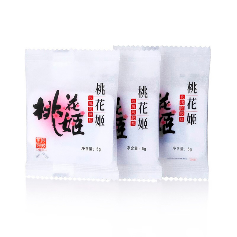 [任嘉伦推荐款]东阿阿胶桃花姬玫瑰阿胶糕320g(80g*4盒)即食阿胶糕 年货礼品高清大图