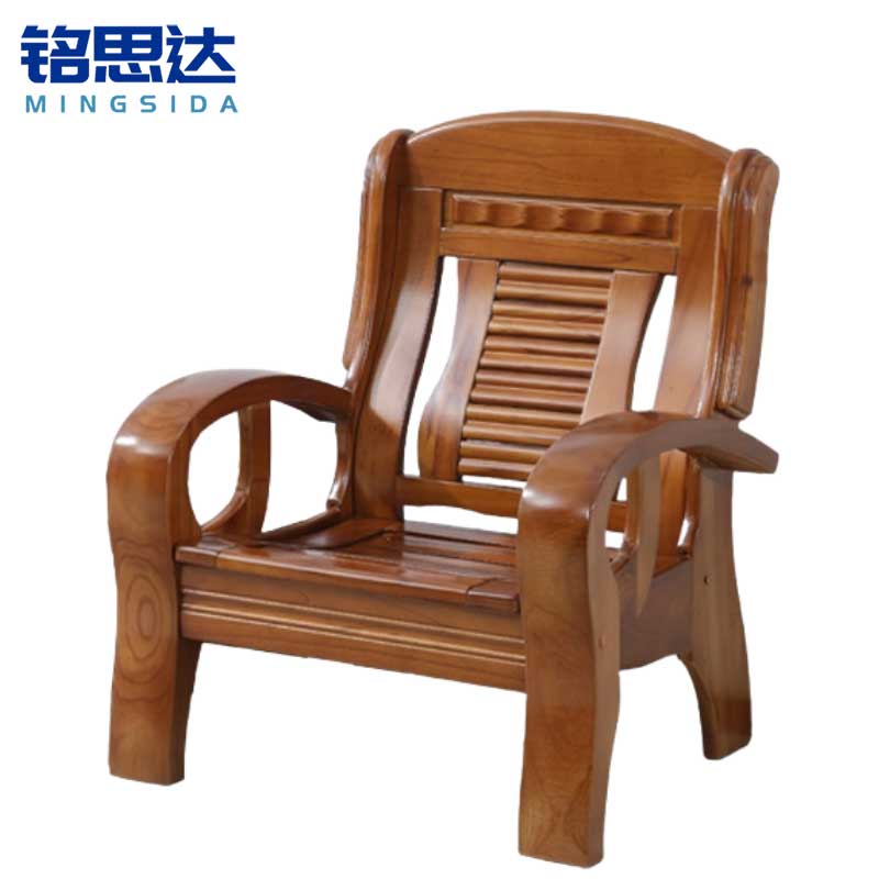 铭思达实木沙发单人位张高清大图