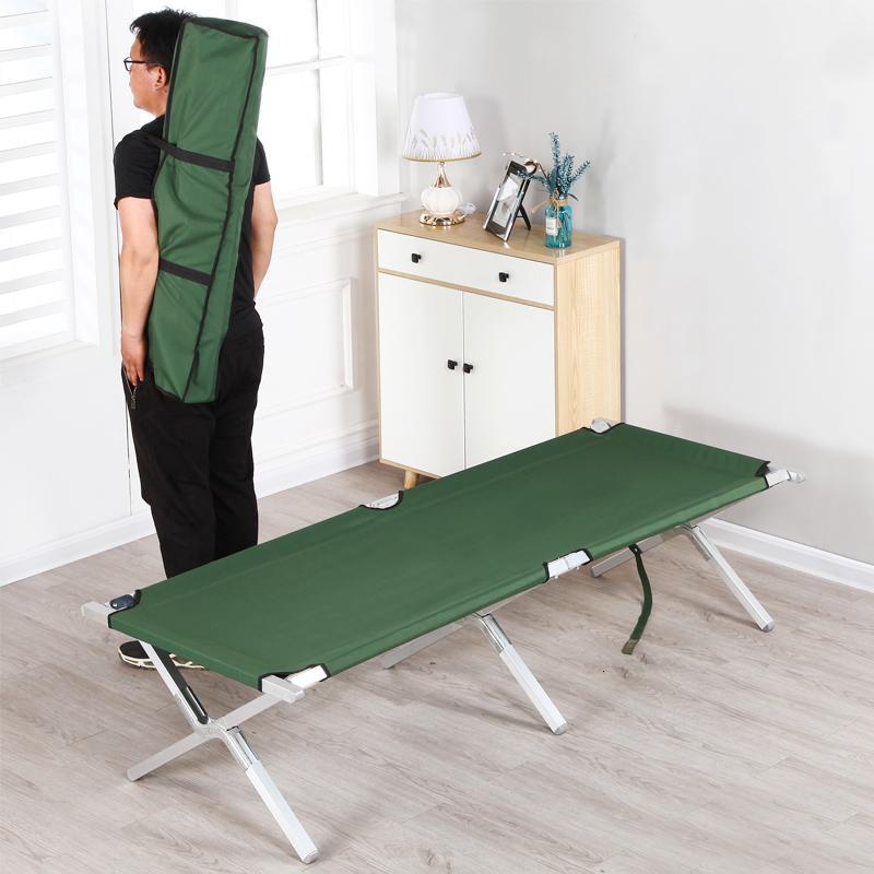 行军床便携床午休床午睡床办公室家用折叠床帆布床加固成人定制
