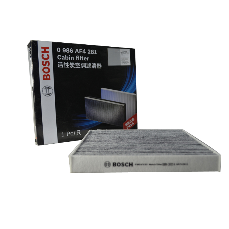 博世(Bosch)活性炭空调滤清器0986AF4281（一汽马自达62.0L/2.3L/奔腾B50/B70/睿翼2.0L