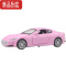 真智力粉色奔驰玩具宾利宝马大众合金车儿童回力仿真车模礼品摆件