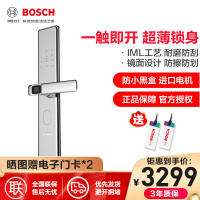 博世(BOSCH) 指纹锁智能锁智能门锁电子锁智能家居家用防盗门密码ID30B银灰色