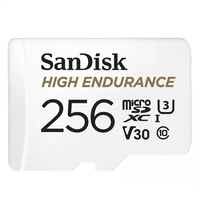 闪迪(SanDisk)行车记录仪存储卡/安防监控专用内存卡Micro SD卡高度耐用U3/V30 TF卡 256G