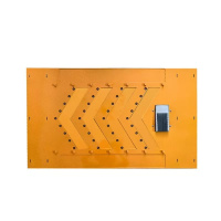 华燏 HY-BZD1059 3.7V 0.6W IP66 0.3Hz LED 太阳能声光警示灯(计价单位:盏)黄色